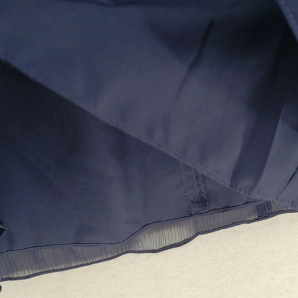 David's Bridal Strapless Sweetheart Neckline Short Dress Size 2 in Navy - Picture 13 of 13